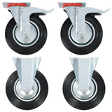 Roues VidaXL 4 pièces 200 mm
