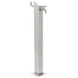 Vidaxl Garden Water Colmn Square 95 cm en acier inoxydable