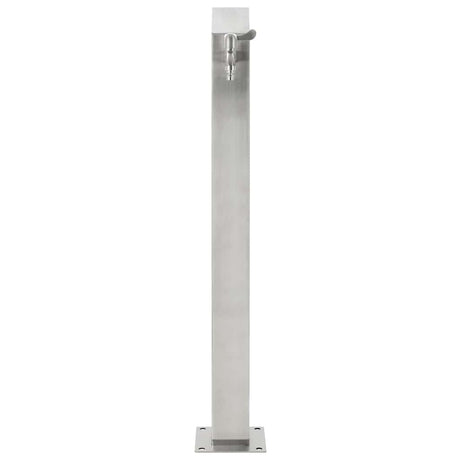Vidaxl Garden Water Colmn Square 95 cm en acier inoxydable