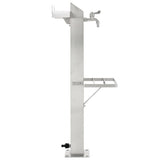 Vidaxl Garden Water Colmn Square 95 cm en acier inoxydable