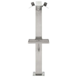 Vidaxl Garden Water Colmn Square 95 cm en acier inoxydable