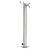 Vidaxl garden water column round 95 cm stainless steel