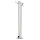 Vidaxl garden water column round 95 cm stainless steel