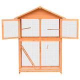 Vidaxl Vogelkooi 125.5x59.5x164 cm Pine solide et bois de pin