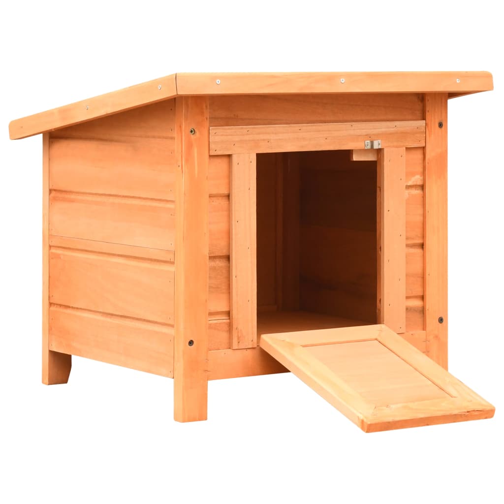 Vidaxl Kattenhuis 50x46x43.5 cm Solid pine pine pine wood