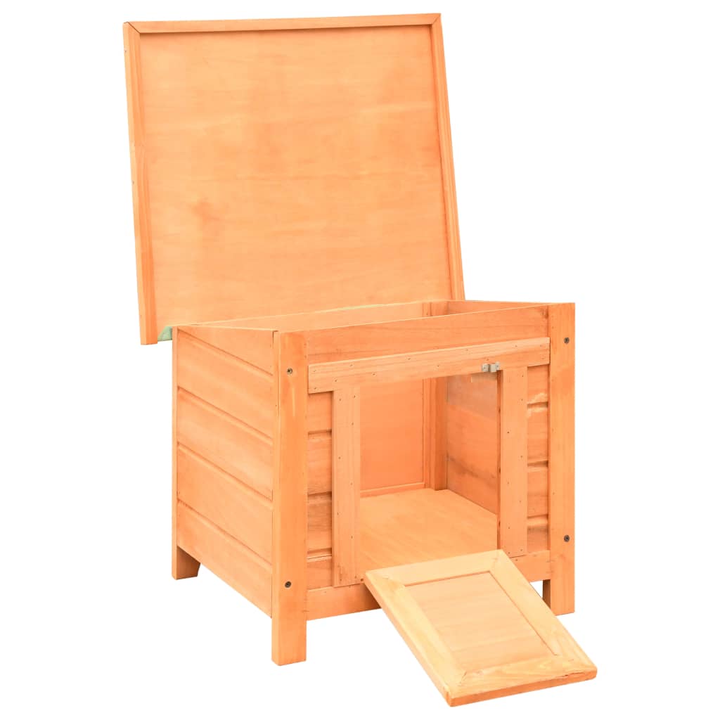 Vidaxl Kattenhuis 50x46x43.5 cm Solid pine pine pine wood