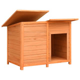 Vidaxl Dog Loft 120x77x86 cm Pine solide et bois de feu