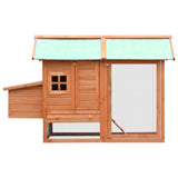 Vidaxl Chicken Coop 170x81x110 cm Legno di pino in pino solido