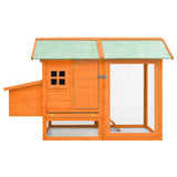 Vidaxl Chicken Coop 170x81x110 cm Pine solide et bois de pin