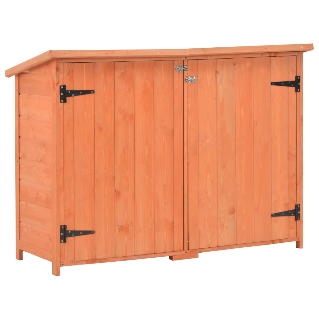 Vidaxl Garden Shed 128x42x91 cm Holz