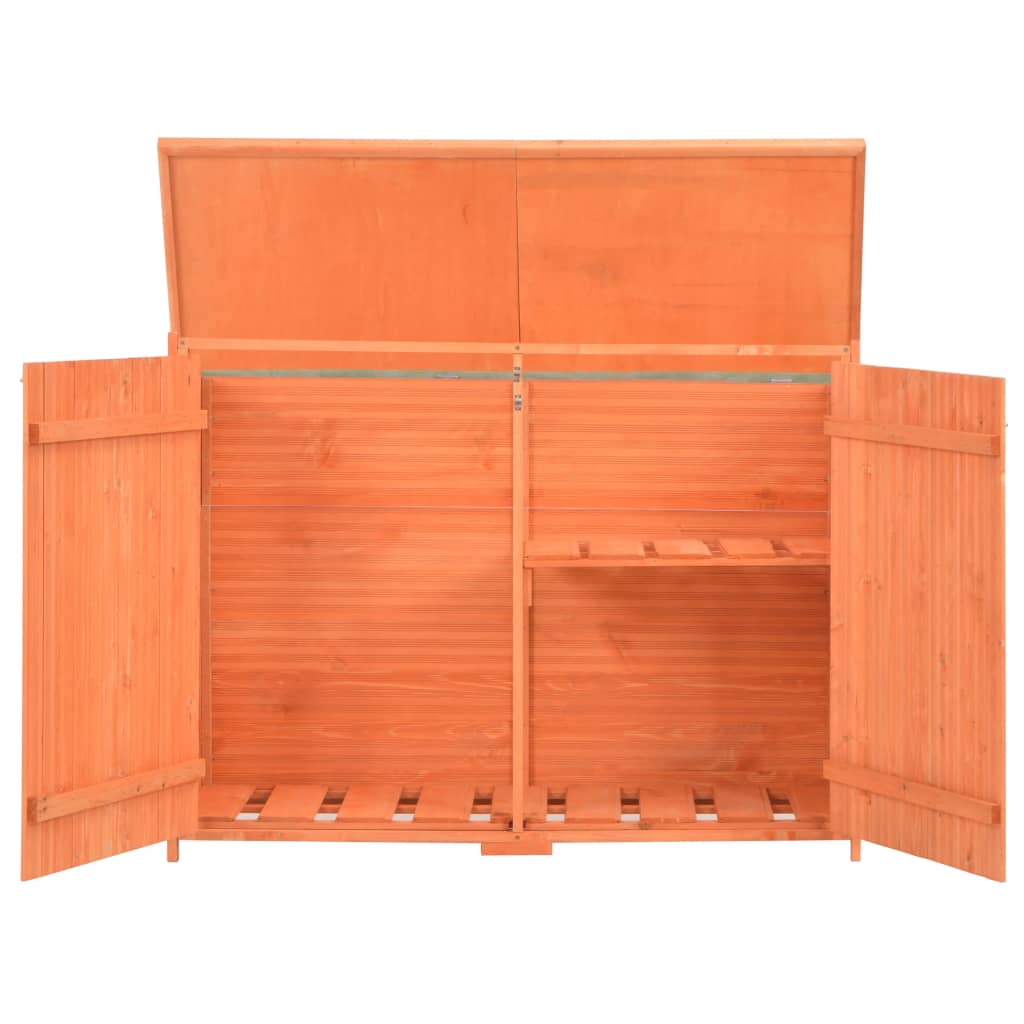 Vidaxl Garden Shed 128x42x91 cm Holz