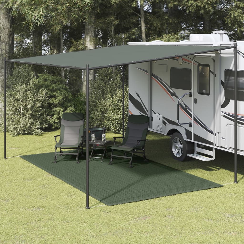 Vidaxl Tent Tappet 250x400 cm HDPE Green