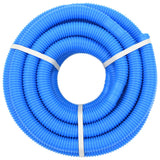 Vidaxl swimming pool hose with clamps 38 mm 12 m blue