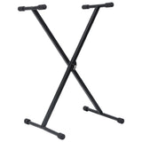 Support de clavier Vidaxl et tabouret noir