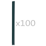 Vidaxl 100 st clôture beroute pvc vert