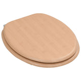 Vidaxl toilet seat with lid bamboo mdf