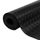 Vidaxxl tapis de sol antidérapant 3 mm 1,5x4 m point en caoutchouc