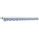 VidaXL Laifel manually extendable 450 cm blue white