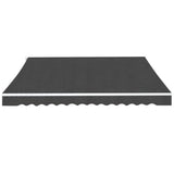 Vidaxl Luifel manually extends 500 cm anthracite