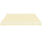 Vidaxl Luifel étend manuellement la crème 400 cm
