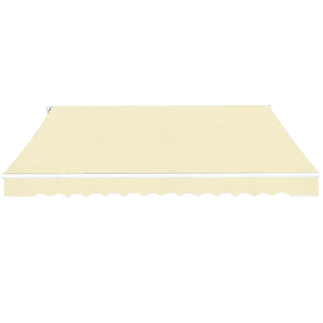 Vidaxl Luifel étend manuellement la crème 400 cm