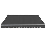 Vidaxl luifel extensible manuellement 400 cm anthracite