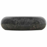 Puits vidaxl 40x12 cm en marbre noir
