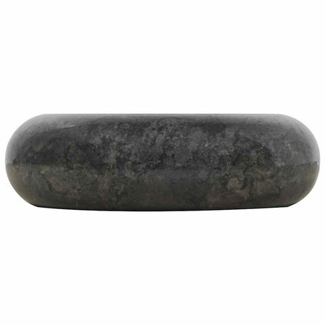 Puits vidaxl 40x12 cm en marbre noir