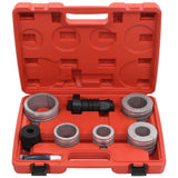 Vidaxl 8 pièces d'élargissement du tuyau en acier au carbone et en aluminium