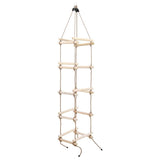 Échelle de corde Vidaxl 200 cm bois