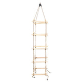 Échelle de corde Vidaxl 200 cm bois