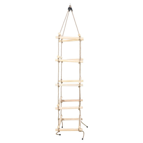 Échelle de corde Vidaxl 200 cm bois