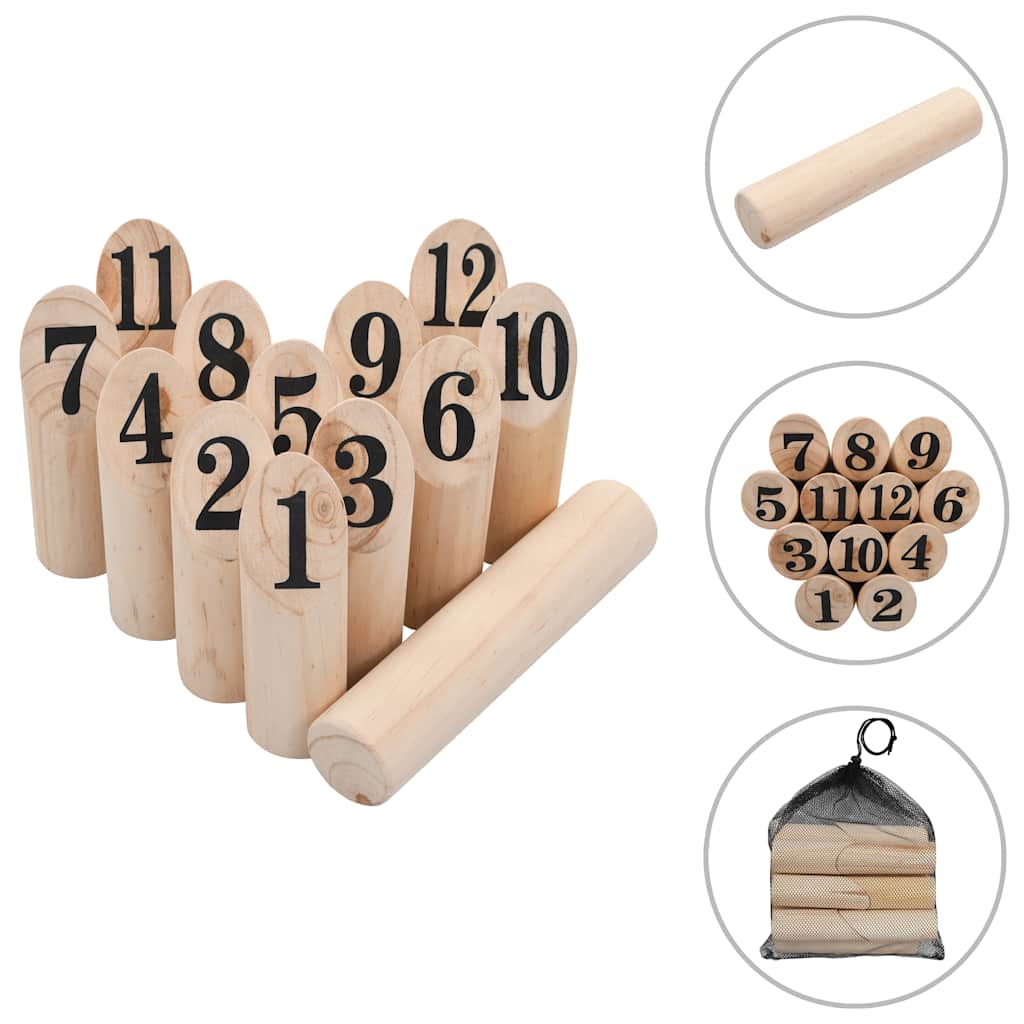 Numéro Vidaxl Kubb Game Set Wood