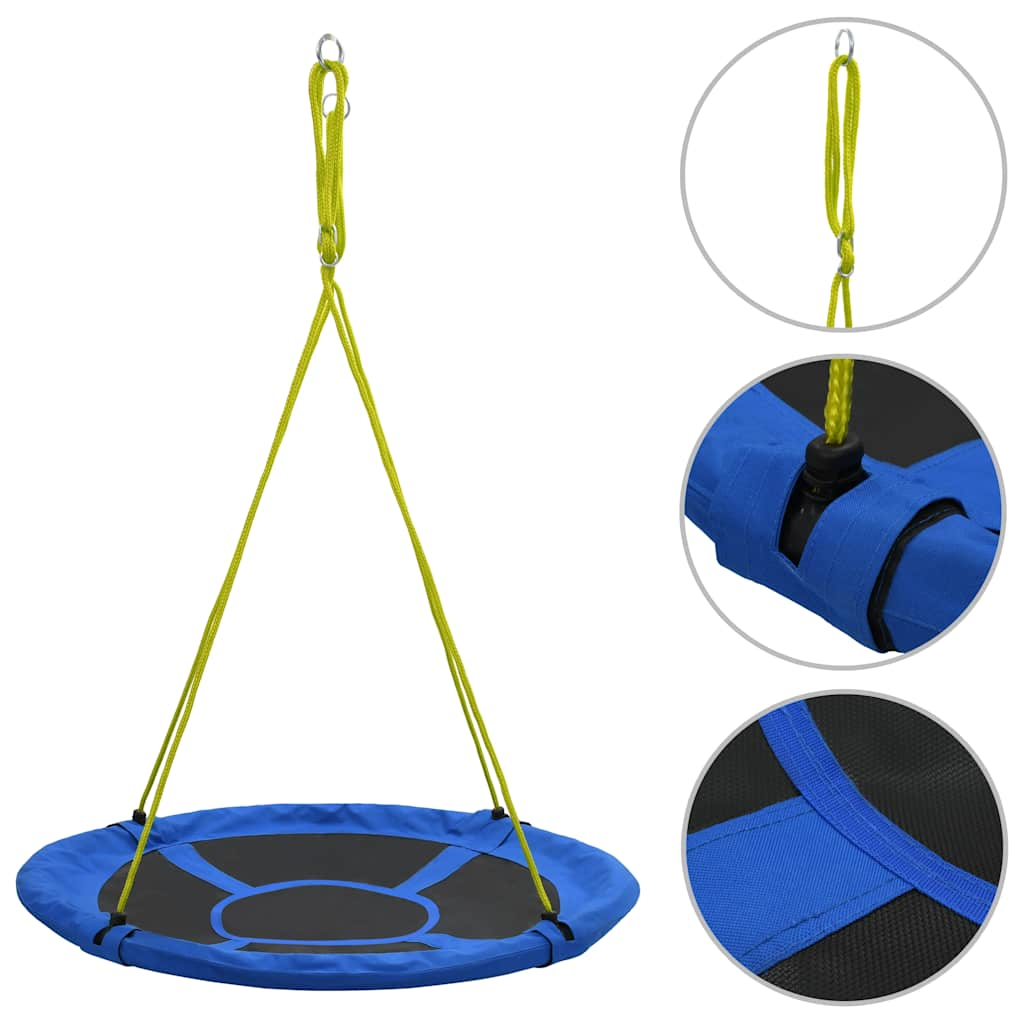 Vidaxl Swing 100 kg 110 cm modrá