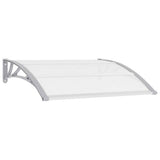 Vidaxl Porte auvent 120x100 cm PC Gray