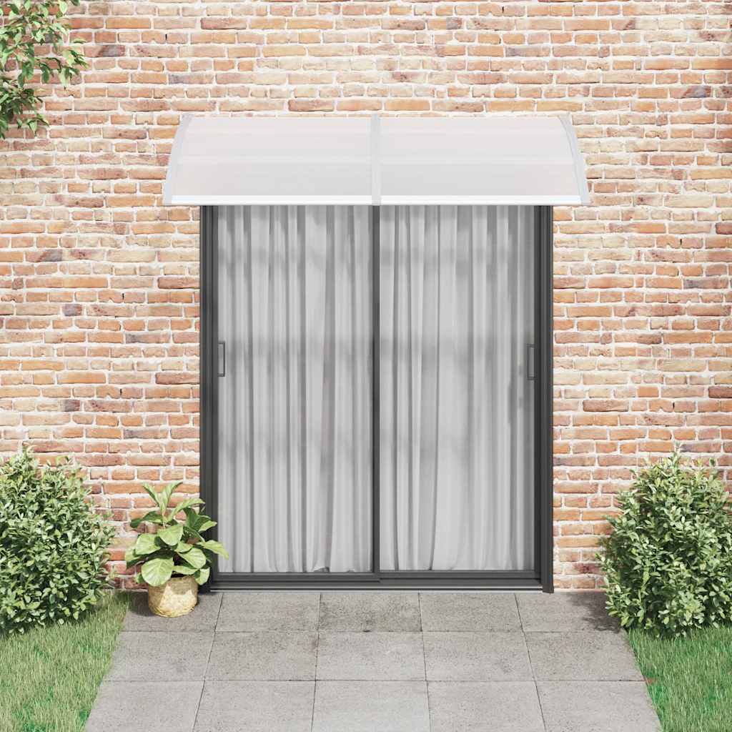 Vidaxl Door Canopy 200x100 cm PC Gray