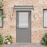 Vidaxl Door auvent 120x100 cm pc noir