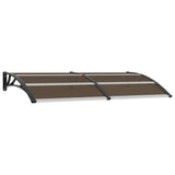 Vidaxl Door Canopy 200x100 cm pc noir