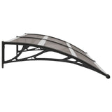 Vidaxl Door Canopy 200x100 cm PC Negro