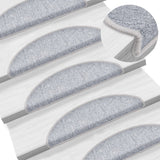 Vidaxl 15 stage de pédales 56x17x3 cm gris clair