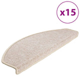 Vidaxl 15 esteras de pedal 65x24x4 CM Taupe