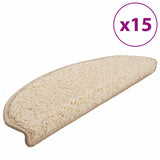 Mattes d'escalier Vidaxl 15 ST 65X21X4 CM CRAME -COLORED