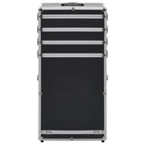 Vidaxl Maquillage chariot en aluminium noir