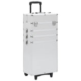 Vidaxl Make-up Trolley Aluminium Silver Coloted