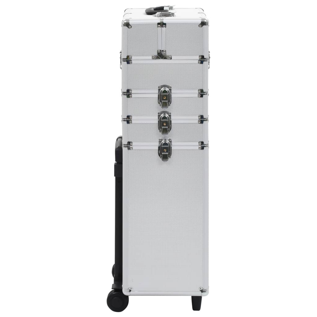 Vidaxl Make-up Trolley Aluminium Silver Coloted