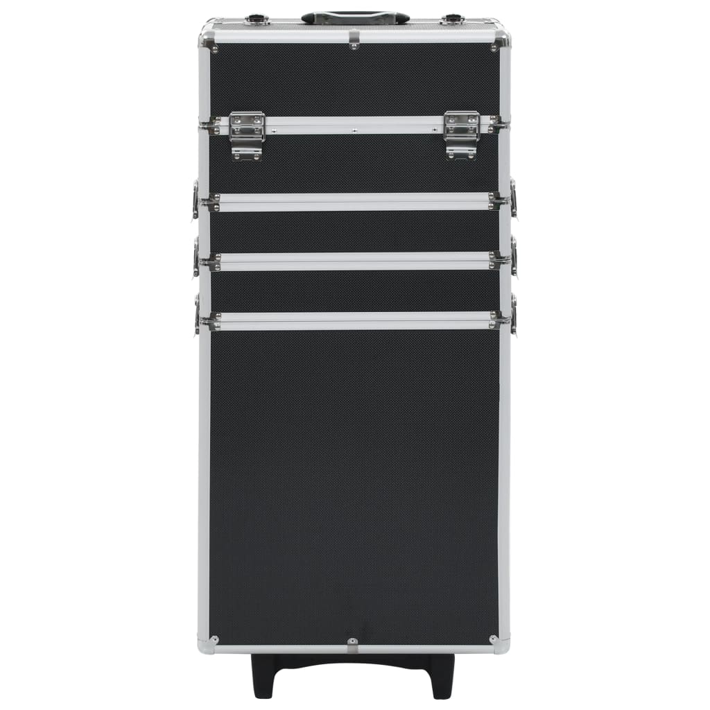 Vidaxl Make-up Trolley Aluminum Black