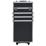 Vidaxl Maquillage chariot en aluminium noir