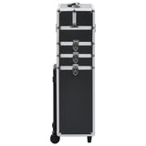 Vidaxl Make-up Trolley Aluminum Black