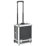 Vidaxl Magno Trolley 35x29x45 cm de aluminio negro