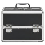 Vidaxx trousse de maquillage 22x30x21 cm aluminium noir